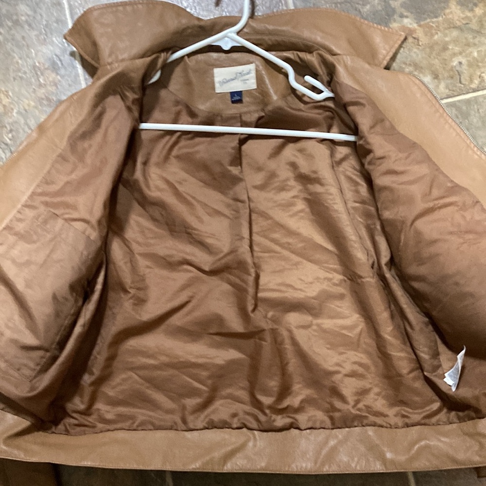Universal Thread Brown Leather Jacket - Picture 6 of 9